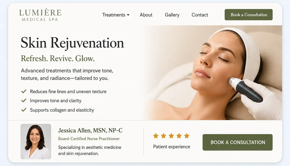 rankbuild-medical-medical-spa-treatment-page-preview