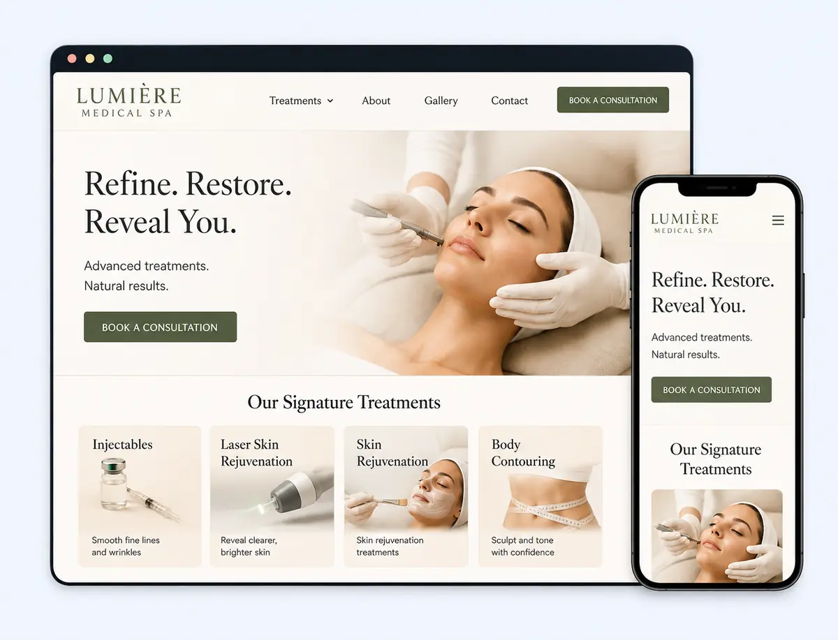 rankbuild-medical-medical-spa-website-design-hero